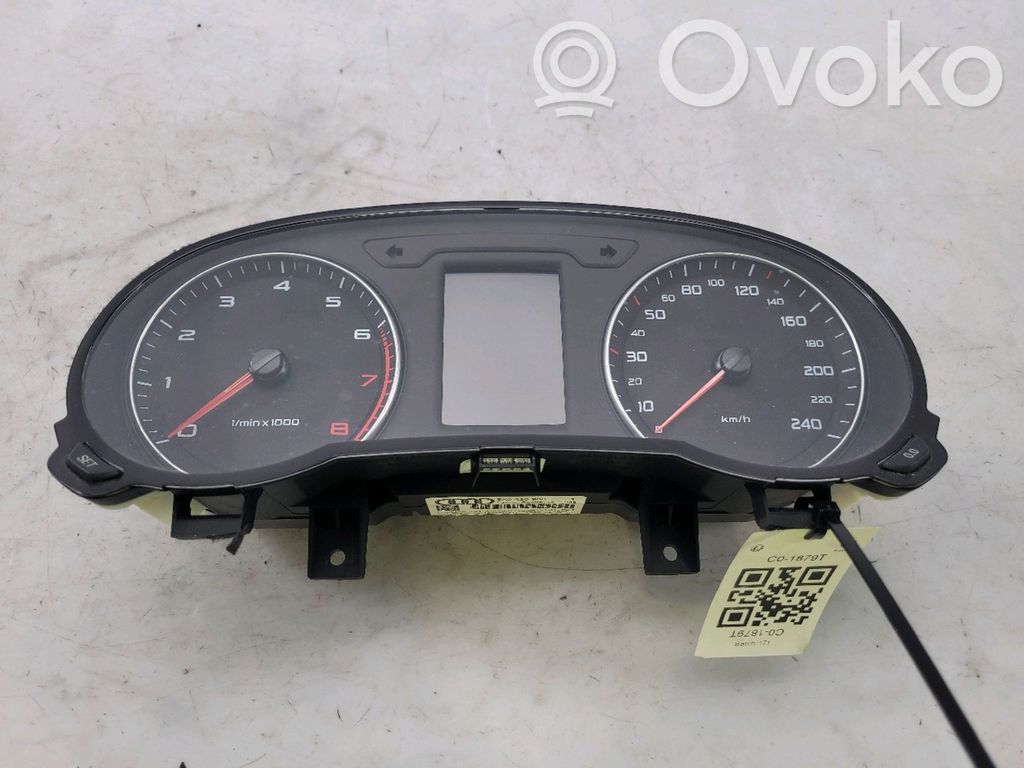 Audi A1 Nopeusmittari (mittaristo) 