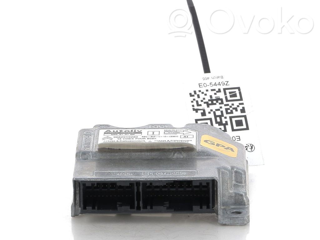 Sterownik / Moduł Airbag   6546A9,E05449Z