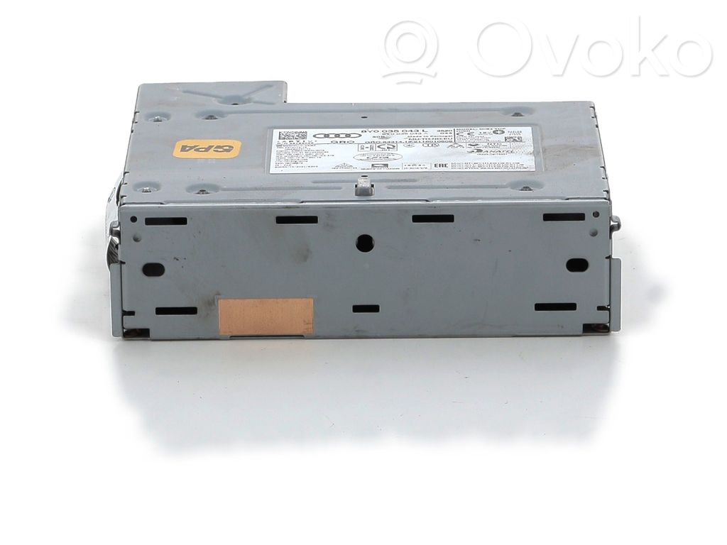 Panel / Radioodtwarzacz CD/DVD/GPS   8Y0035043L,Z12668N