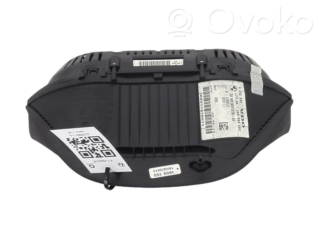 BMW 1 F20 F21 Spidometrs (instrumentu panelī) 