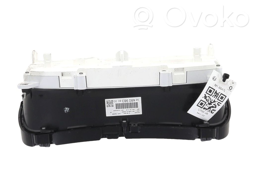 Citroen Jumpy Speedometer (instrument cluster) 