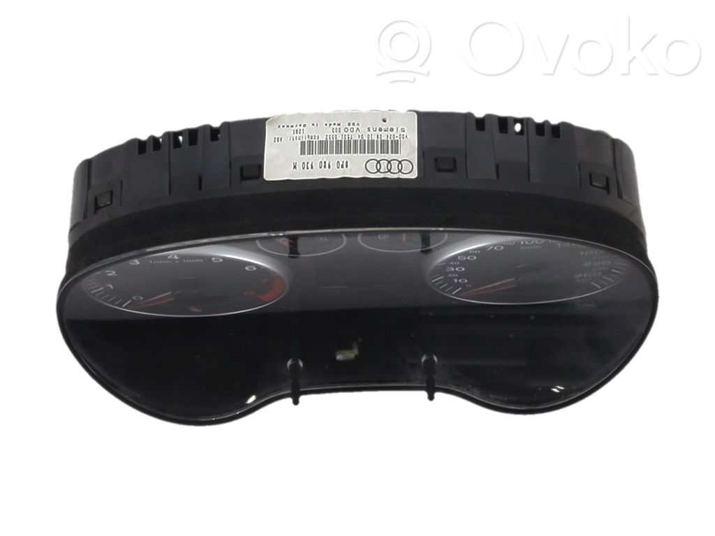 Audi A3 S3 8P Tachimetro (quadro strumenti) 