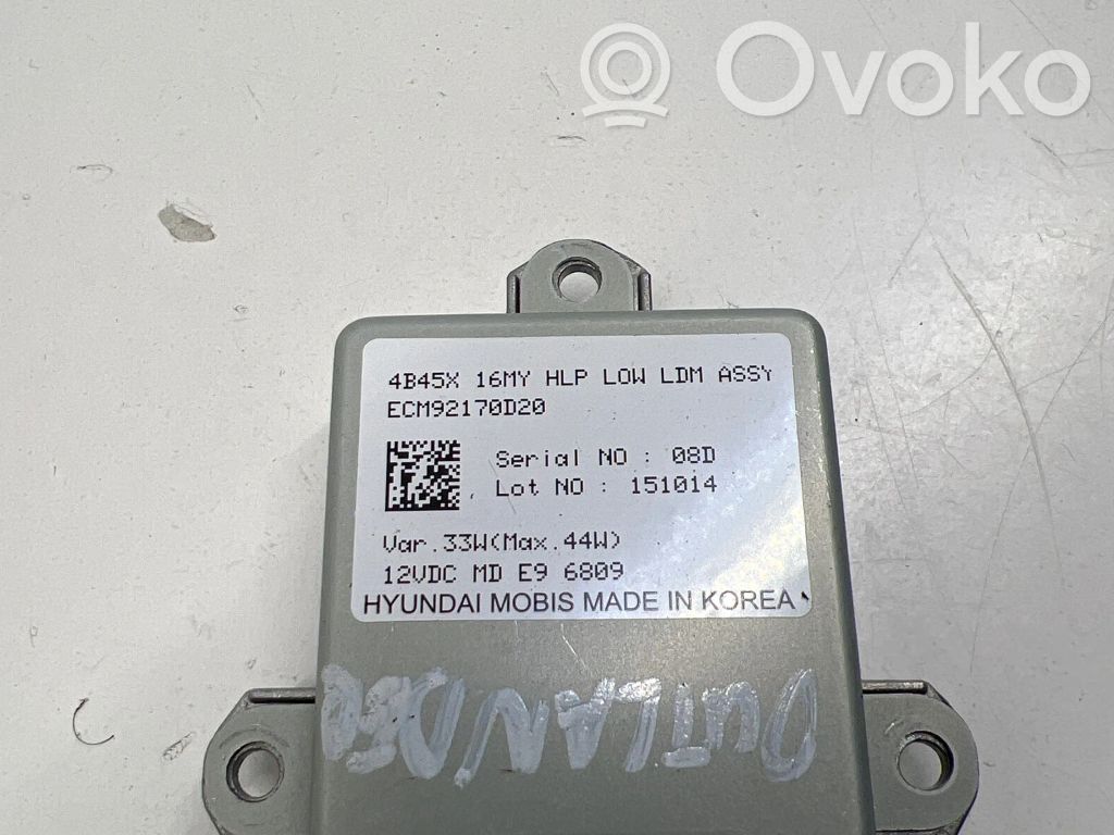 Mitsubishi Outlander Módulo de control de balasto LED 