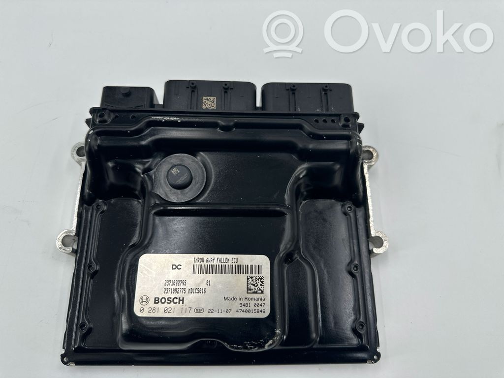 Engine control unit/module   237109279S,0281021117,237109277S