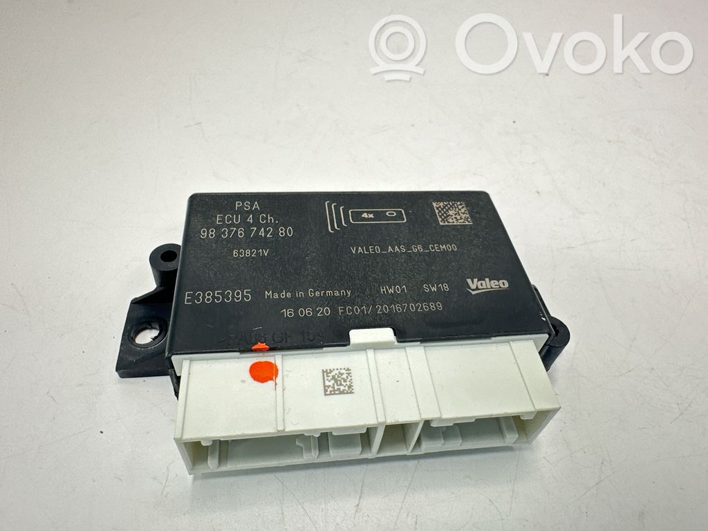 Peugeot 2008 II Parking PDC control unit/module 