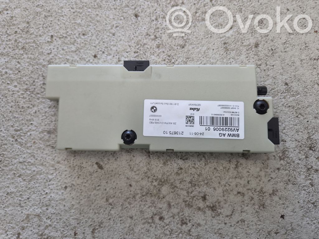BMW 6 F12 F13 Antenas pastiprinātājs 