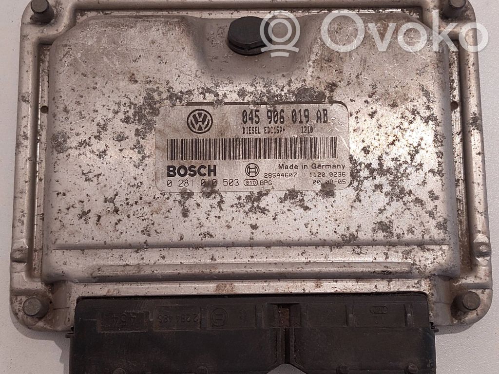 Engine control unit/module   045906019AB,28SA4607,0281010503