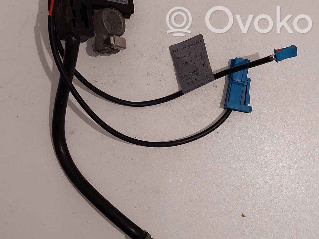 BMW 3 E90 E91 Cablu cu bornă negativă (baterie) 