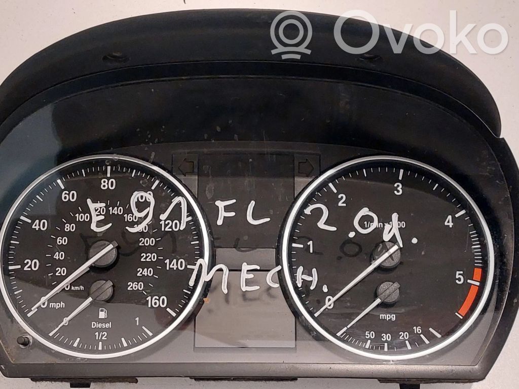 BMW 3 E90 E91 Vitezometru (grup de instrumente) 
