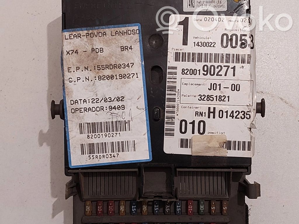 Renault Laguna II Fuse module 