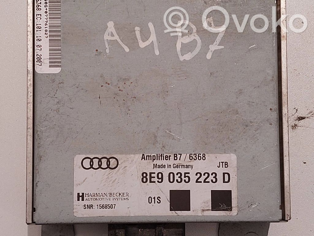 Audi A4 S4 B7 8E 8H Amplificatore 