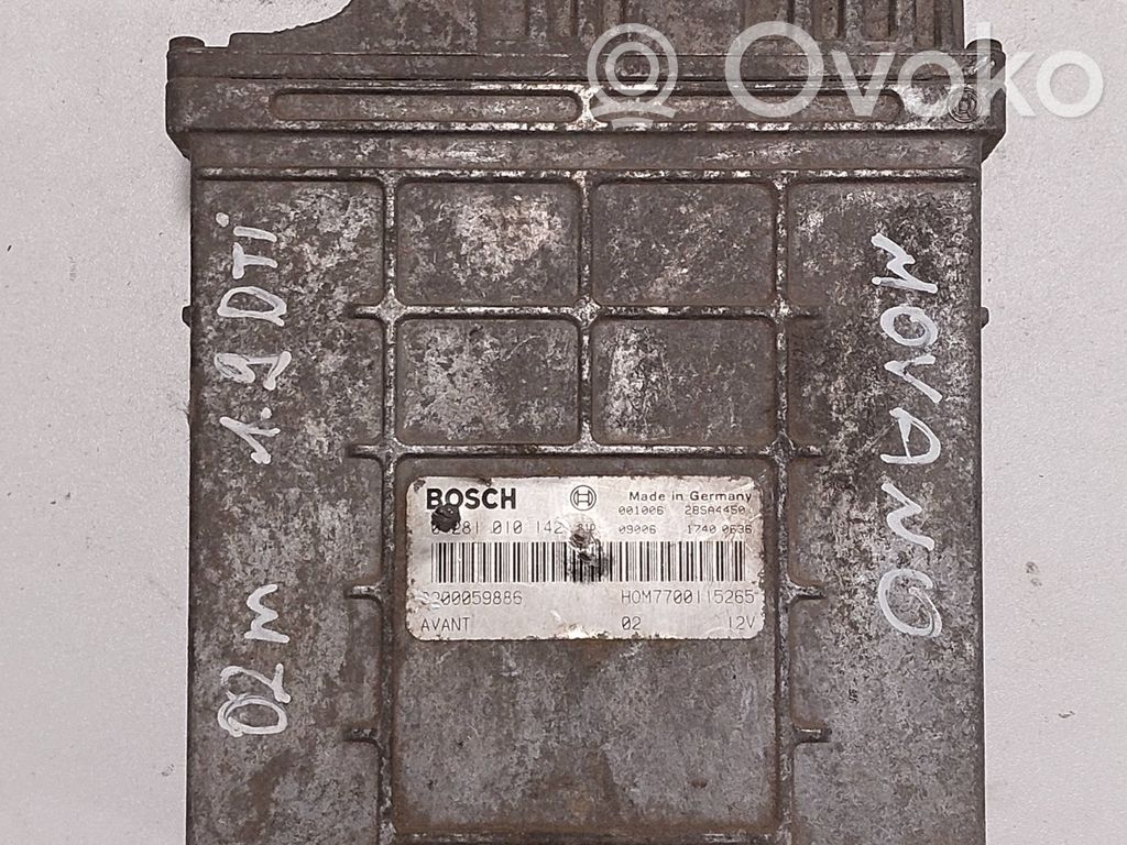 Opel Movano A Engine control unit/module 