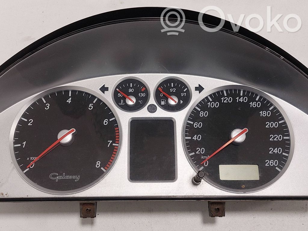 Ford Galaxy Tachimetro (quadro strumenti) 