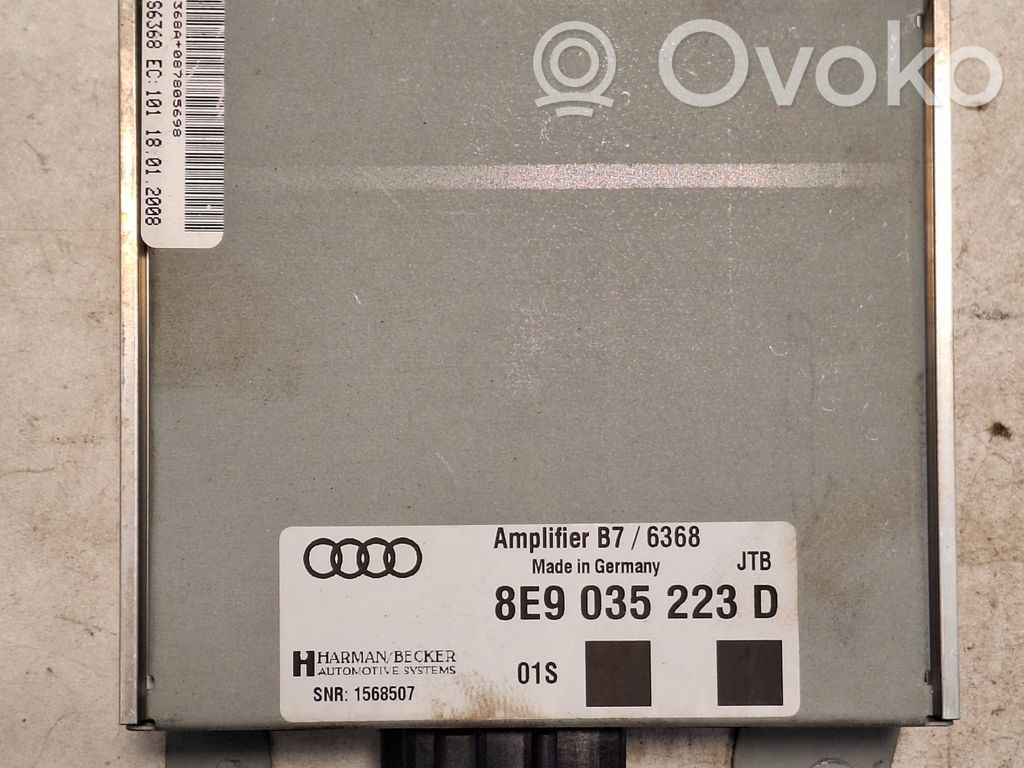 Audi A4 S4 B7 8E 8H Amplificatore 
