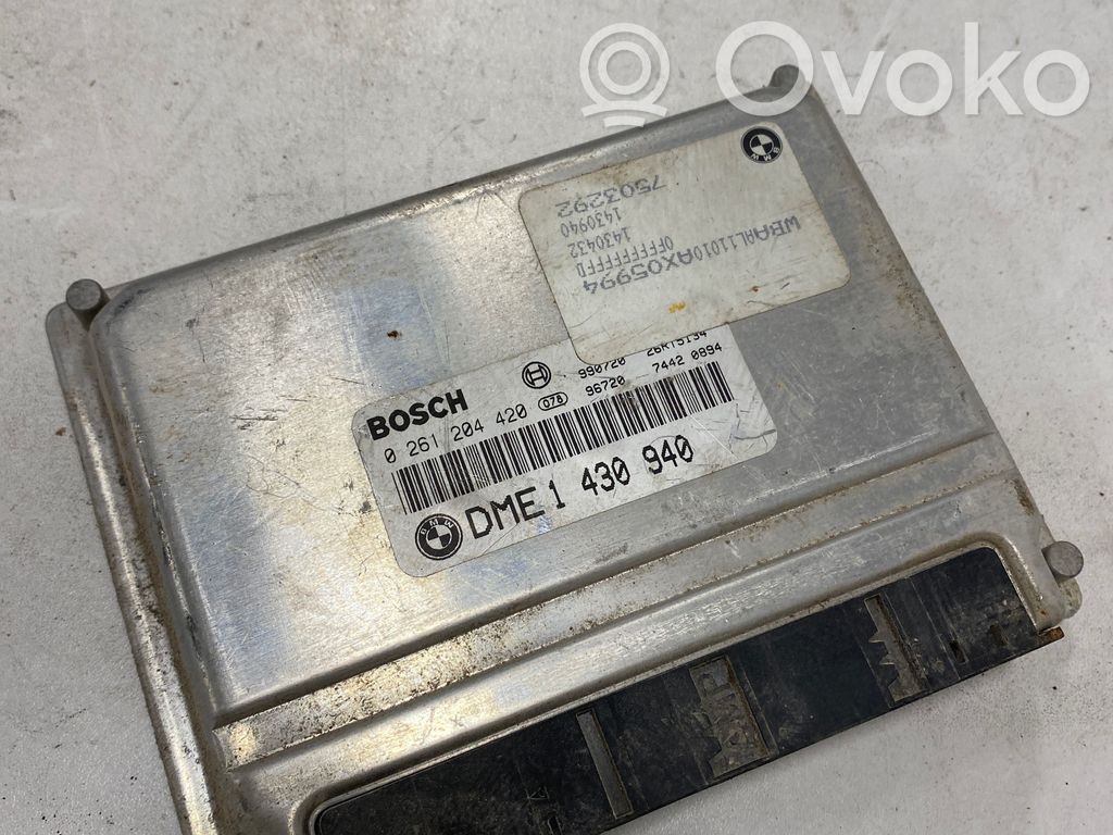 Engine control unit/module   0261204420,07602ET,1430940