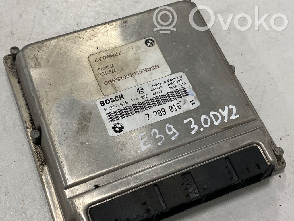 Engine control unit/module   7788016,91088J7,28RTE883,0281010314