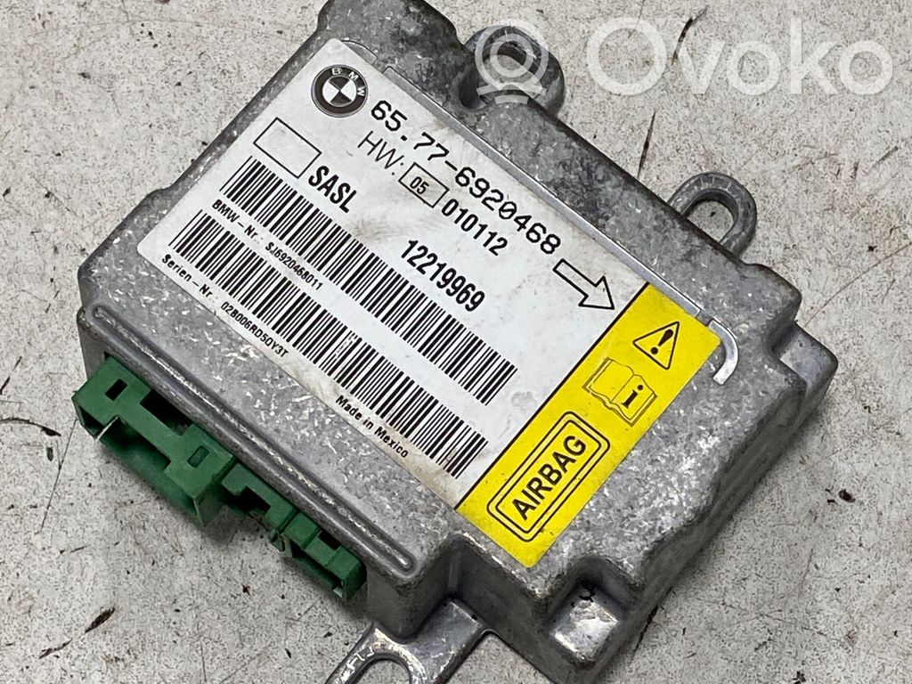 BMW 7 E65 E66 Unitate/modul de comandă airbaguri 