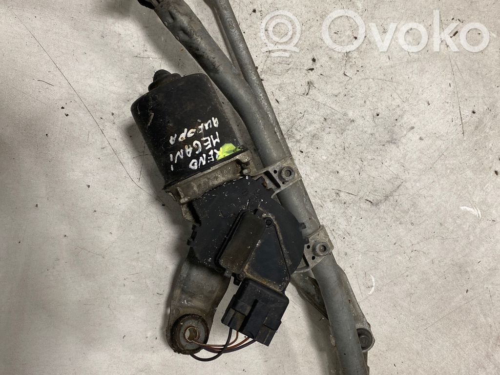 Renault Megane II Wischergestänge Wischermotor vorne 