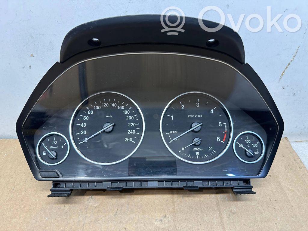 BMW 3 F30 F35 F31 Speedometer (instrument cluster) 