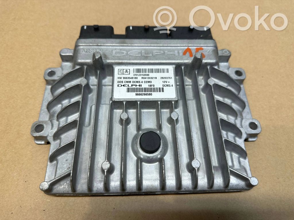 Engine control unit/module   DCM34,9666266580,9663548180