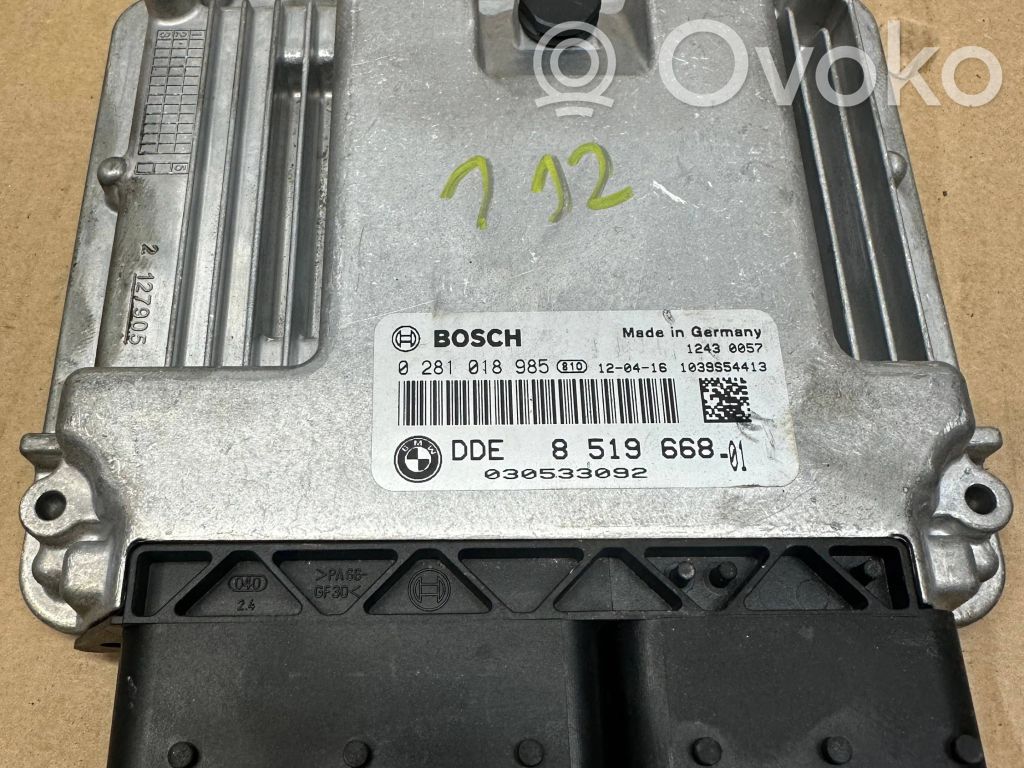 BMW 3 E90 E91 Engine control unit/module 