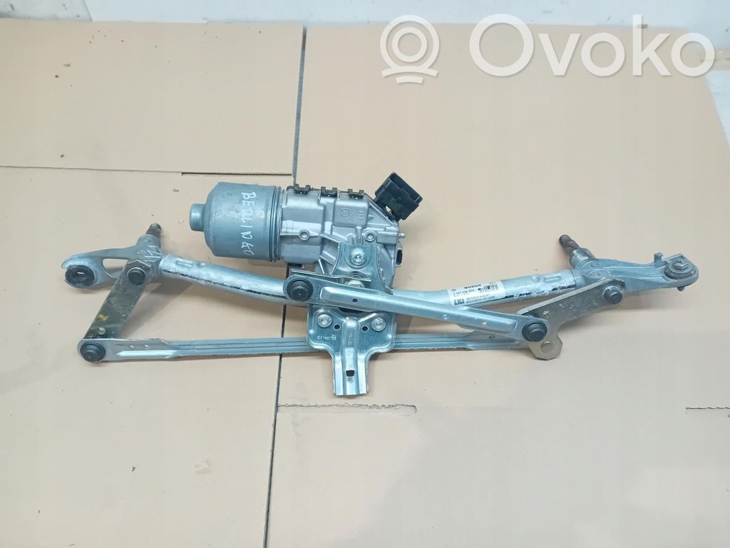Citroen Berlingo Wischergestänge Wischermotor vorne 