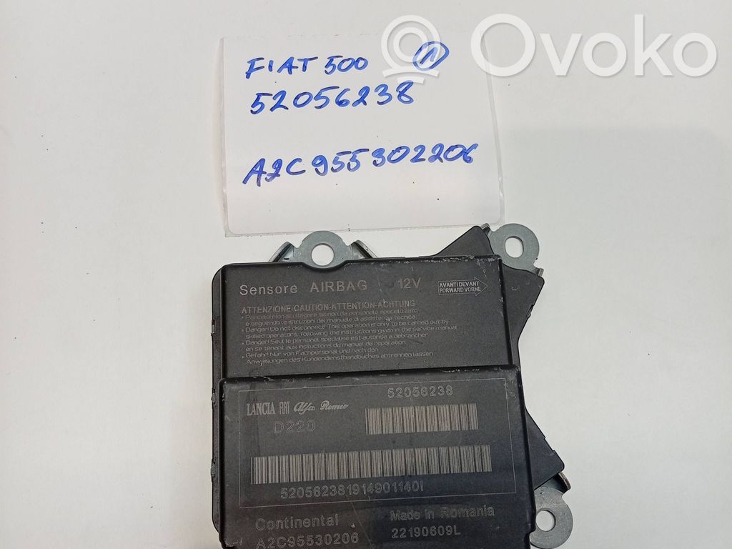 Fiat 500 Sterownik / Moduł Airbag 