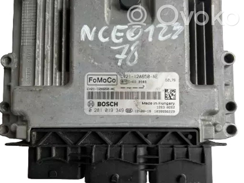 Ford Fiesta Engine ECU kit and lock set 