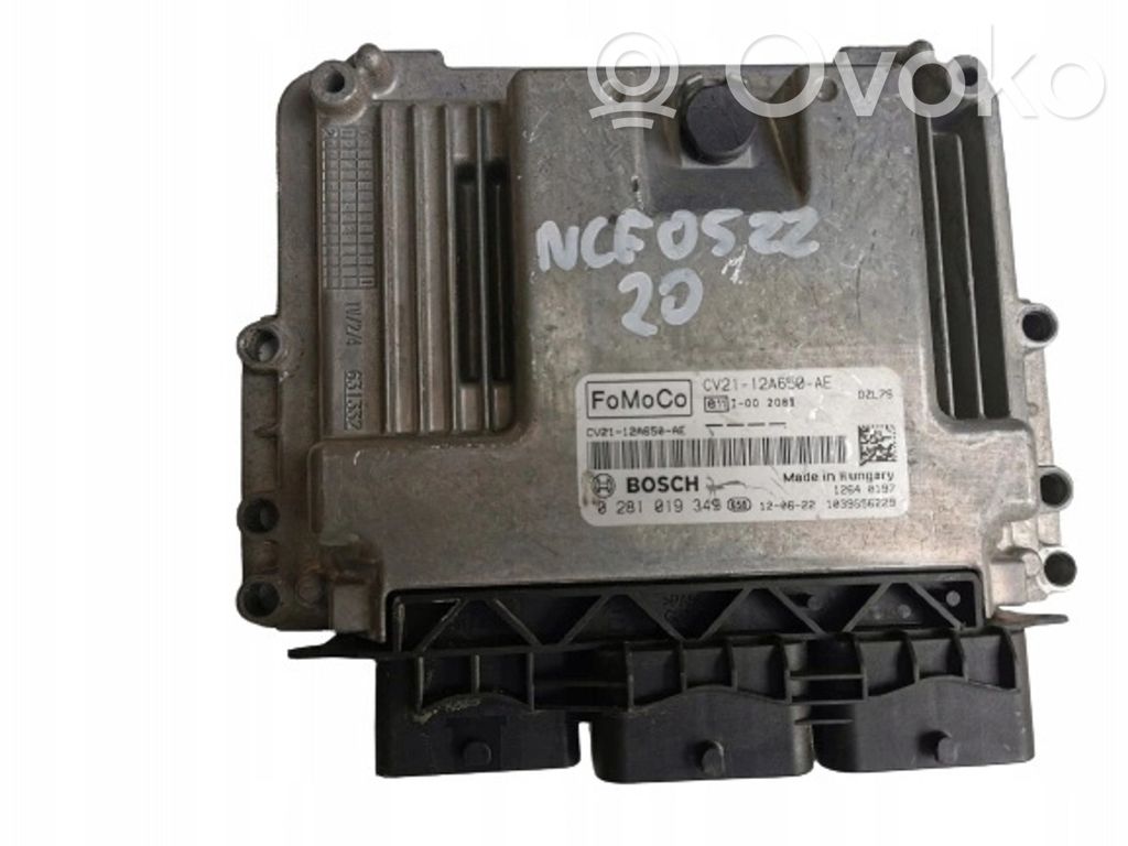 Ford Fiesta Engine ECU kit and lock set 