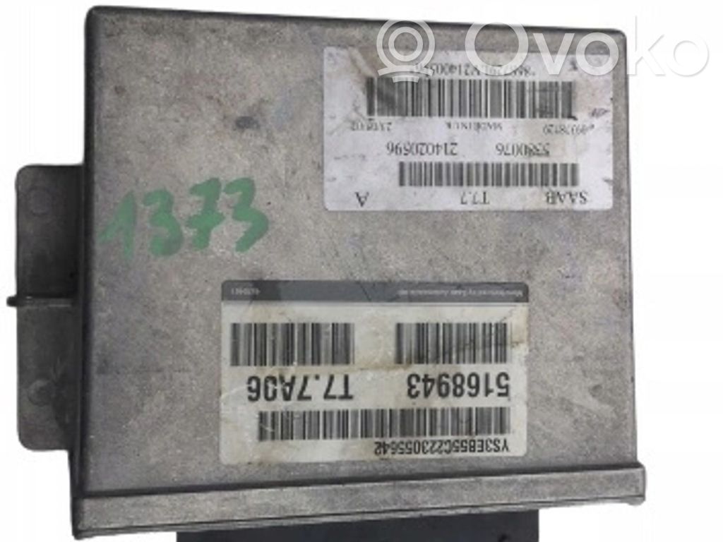 Saab 95 - 96 Engine ECU kit and lock set 