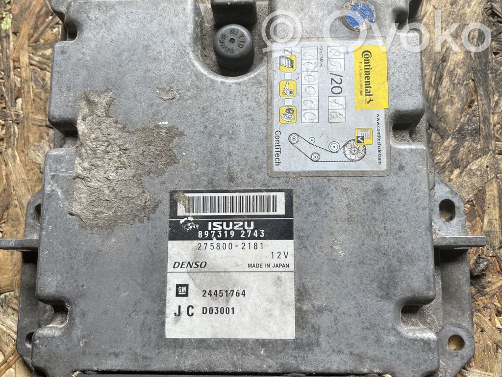 Opel Vectra C Engine control unit/module 