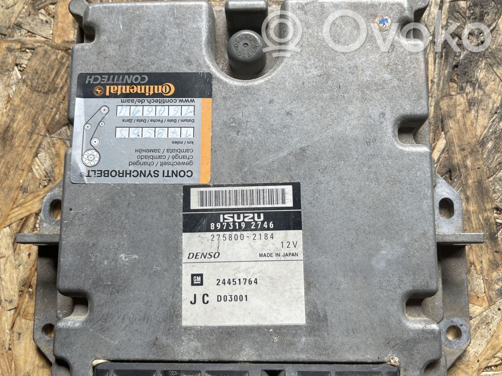 Opel Vectra C Engine control unit/module 