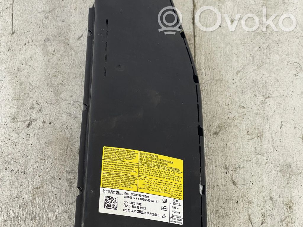 Opel Astra J Airbag del asiento 