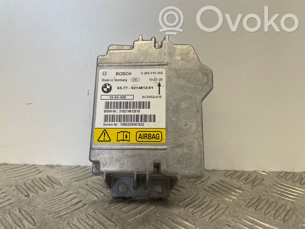 Turvatyynyn ohjainlaite/moduuli   9214812,0285010225