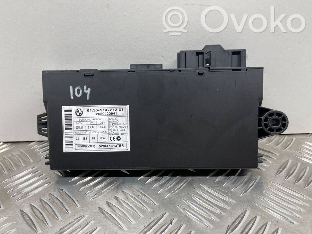BMW 3 E90 E91 CAS control unit/module 
