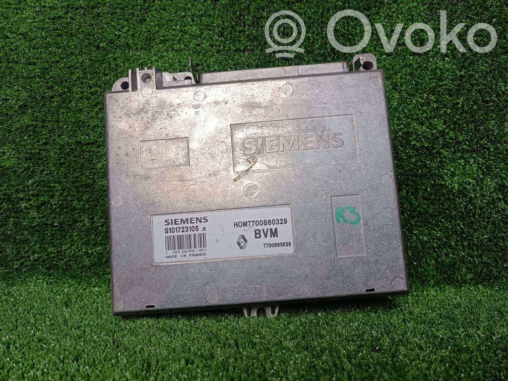 Engine control unit/module   S101723105B,7700863538,7700860329