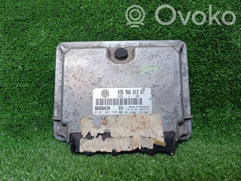Engine control unit/module   038906013L,0281001748
