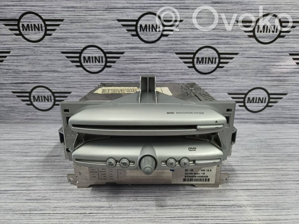 Mini One - Cooper R56 Unidad delantera de radio/CD/DVD/GPS 