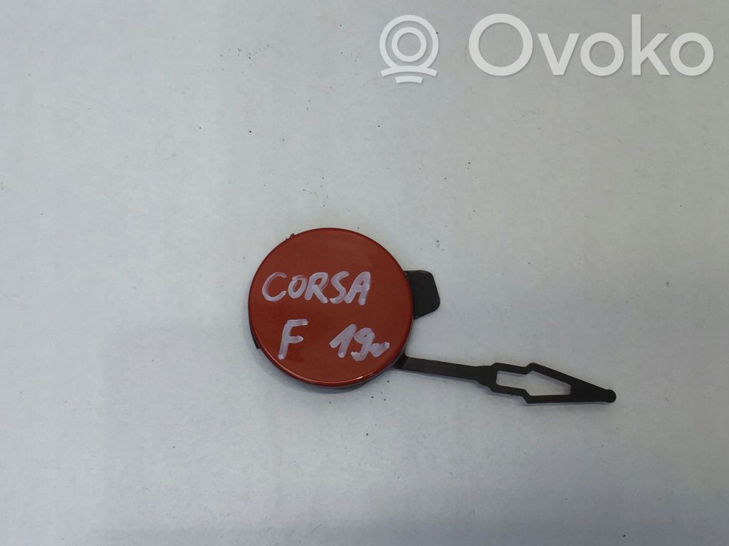 Opel Corsa F Tapa para gancho de arrastre parachoques trasero 