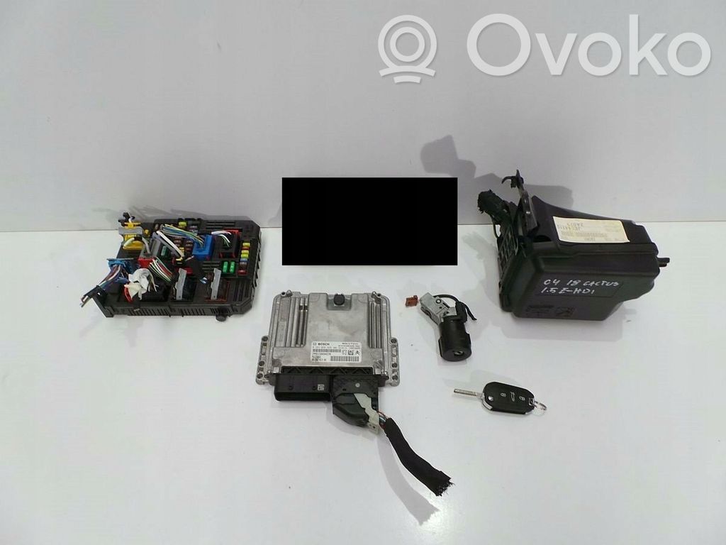 Citroen C4 Cactus Engine ECU kit and lock set 