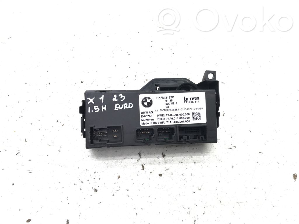 BMW X1 U11 Tailgate/trunk control unit/module 