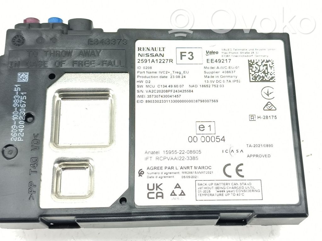 Autres unités de commande / modules   2591A1227R