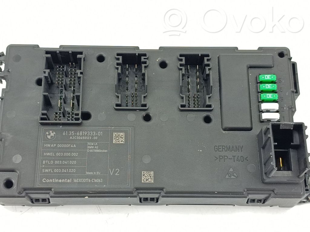 BMW 3 F30 F35 F31 Moduł / Sterownik komfortu 