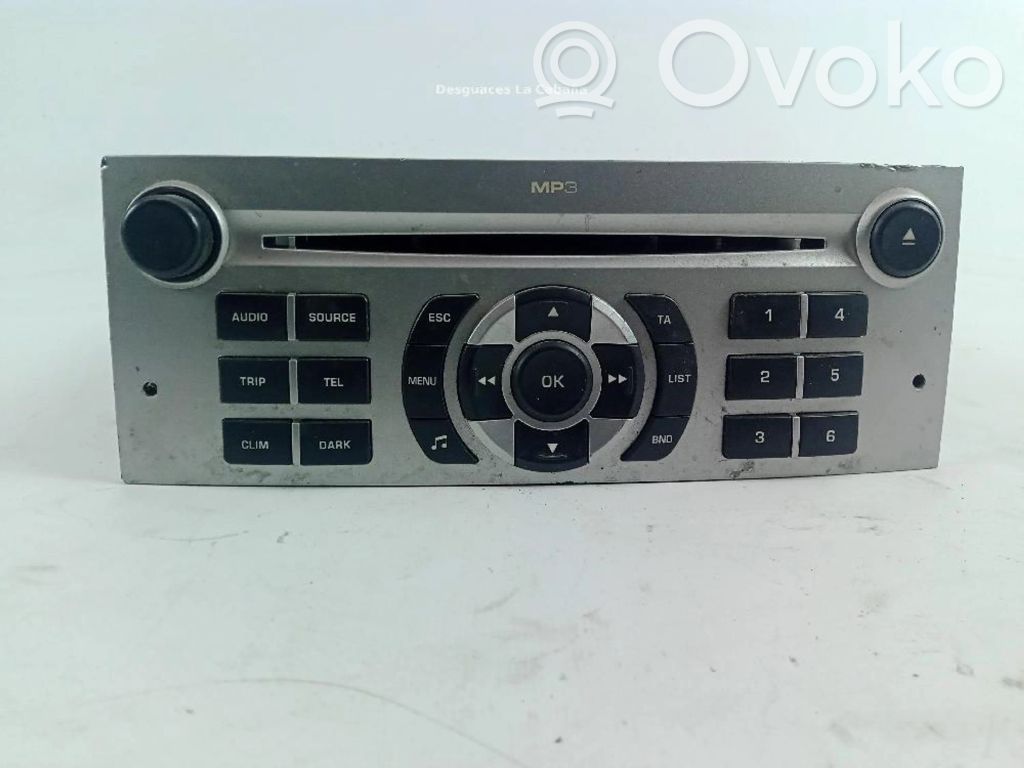 Peugeot 407 Unitate principală radio/CD/DVD/GPS 