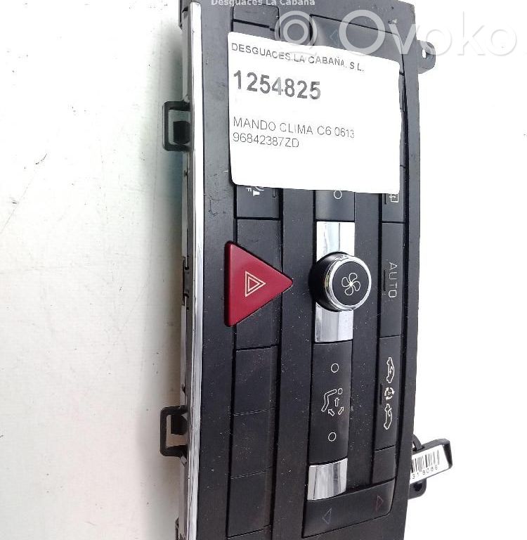 Citroen C6 Climate control unit 