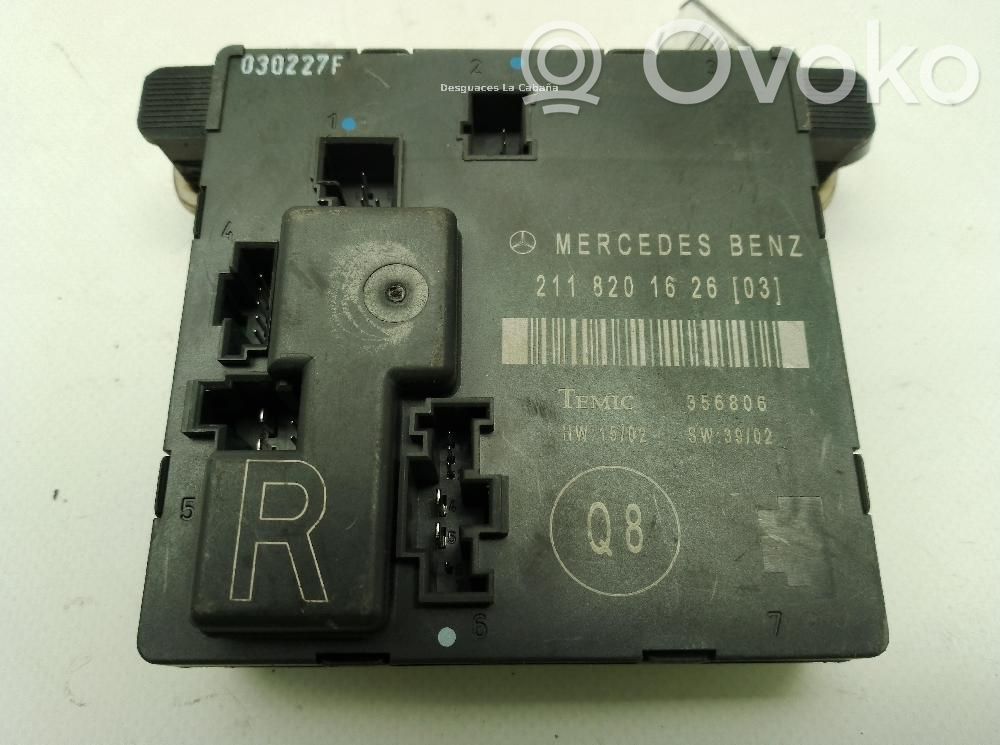 Mercedes-Benz E W211 Alte unități/module de control 