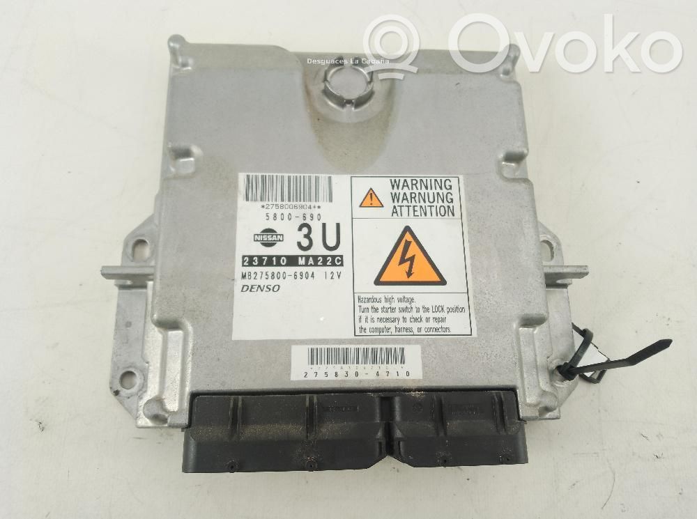 Nissan Cab Star Calculateur moteur ECU 