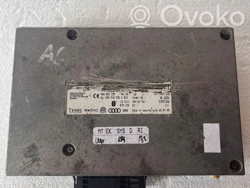 Модуль «Bluetooth»   4E0862335