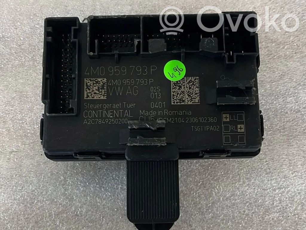 Audi A4 S4 B9 8W Door control unit/module 