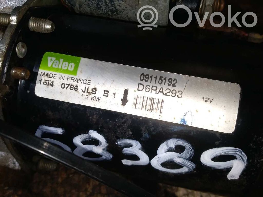Opel Corsa C Rozrusznik 